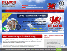 Tablet Screenshot of dragondoubleglazing.com